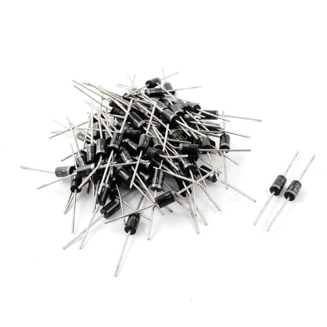100 Pcs 100V 3A Polarized Rectifying Axial Rectifier Diodes 1N5401