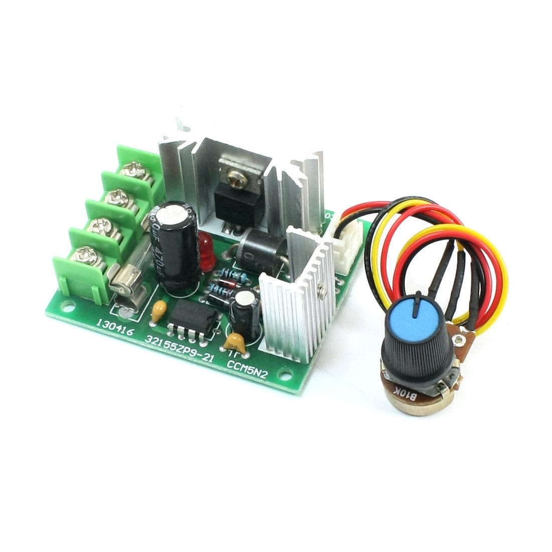 DC 10-32V 120W Rotary Adjustable PWM Motor Speed Controller Governor Switch