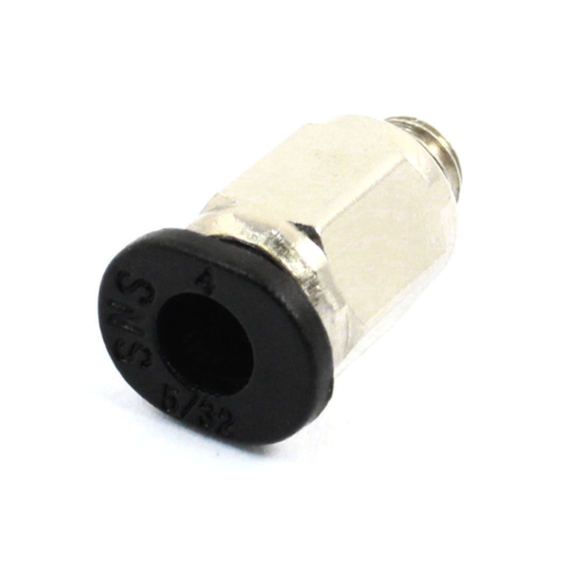 4mm Tube 5mm Male Thread Pneumatic Quick Coupler Metal Connector