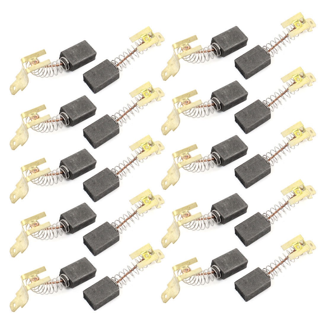 20 Pcs Replacement 17mm x 10mm x 6mm Carbon Brush for Generic Electric Motor