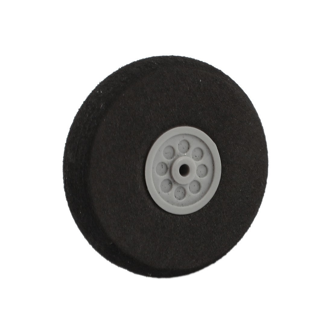 40mm Dia RC DIY Plane Model Airplane Repair Plastic Hub Foam Wheel Black