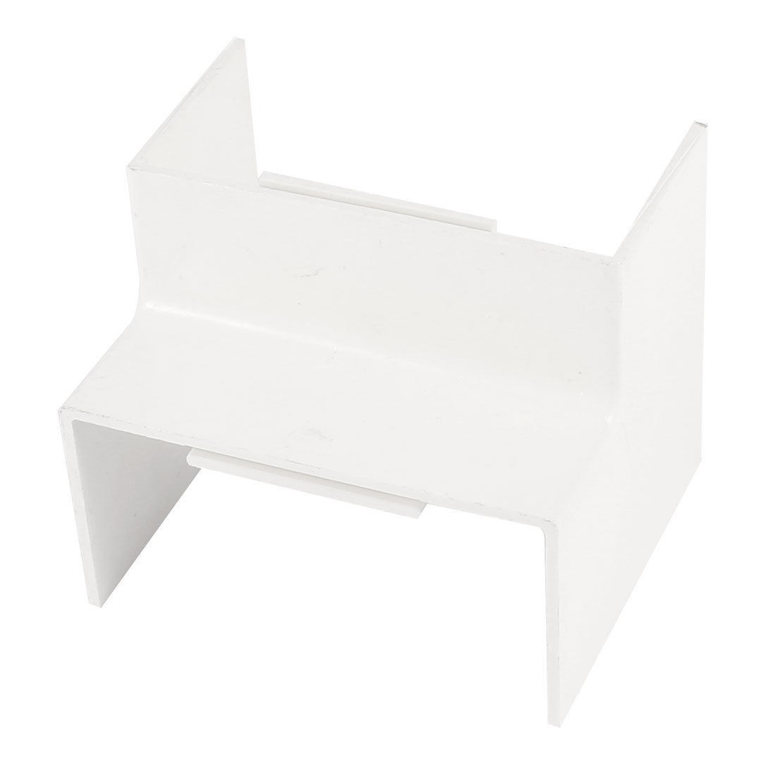 80mm x 40mm 2 Way PVC Internal Angle Mini Trunking Joint Cable Raceway Adapter