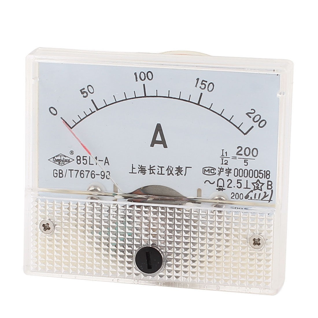 AC200A Analog Amperemeter Fine Tuning Dial Panel Meter Gauge 85L1-A