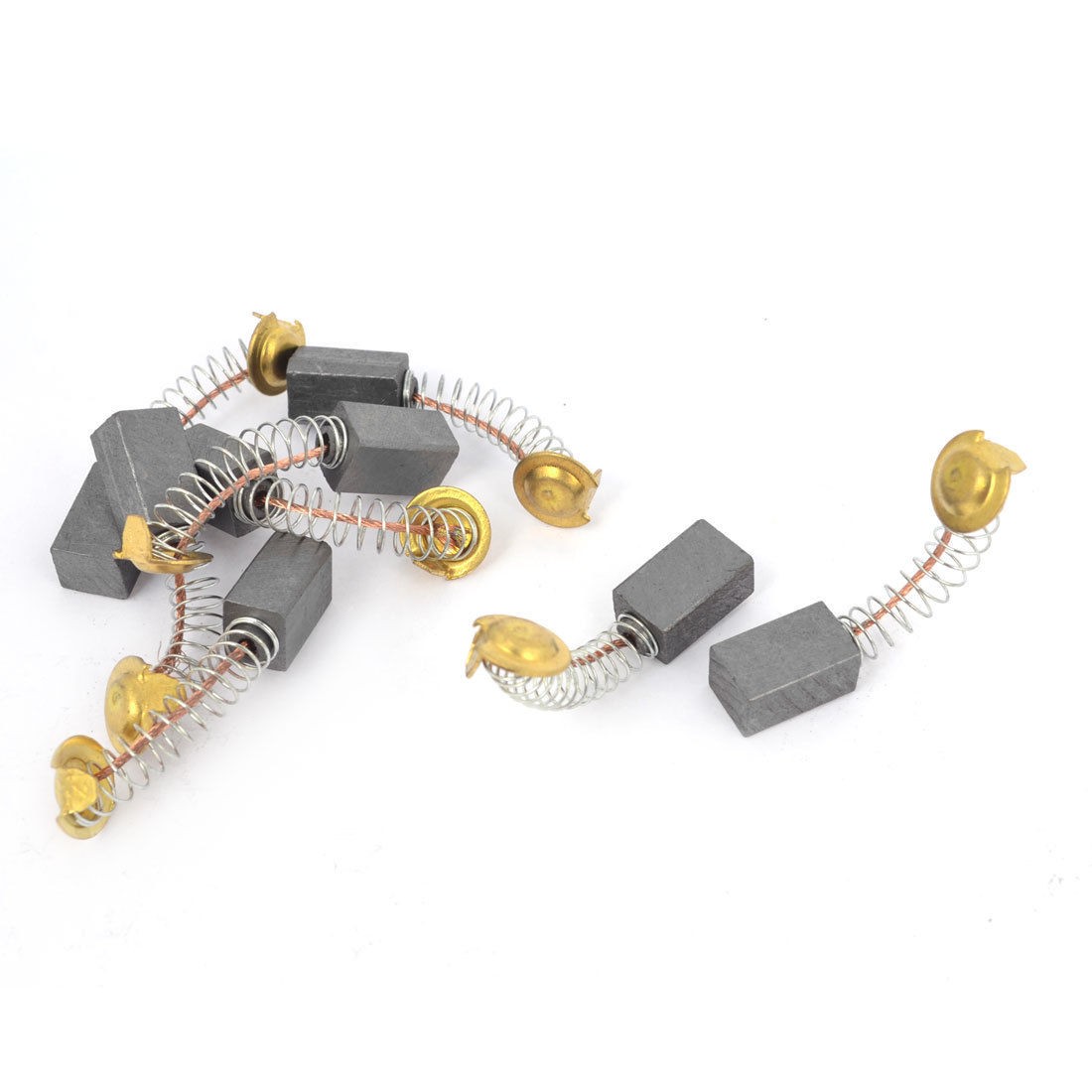 Replacement Spring Motor Carbon Brushes 12.5mm x 7.5mm x 6.5mm 4 Pairs