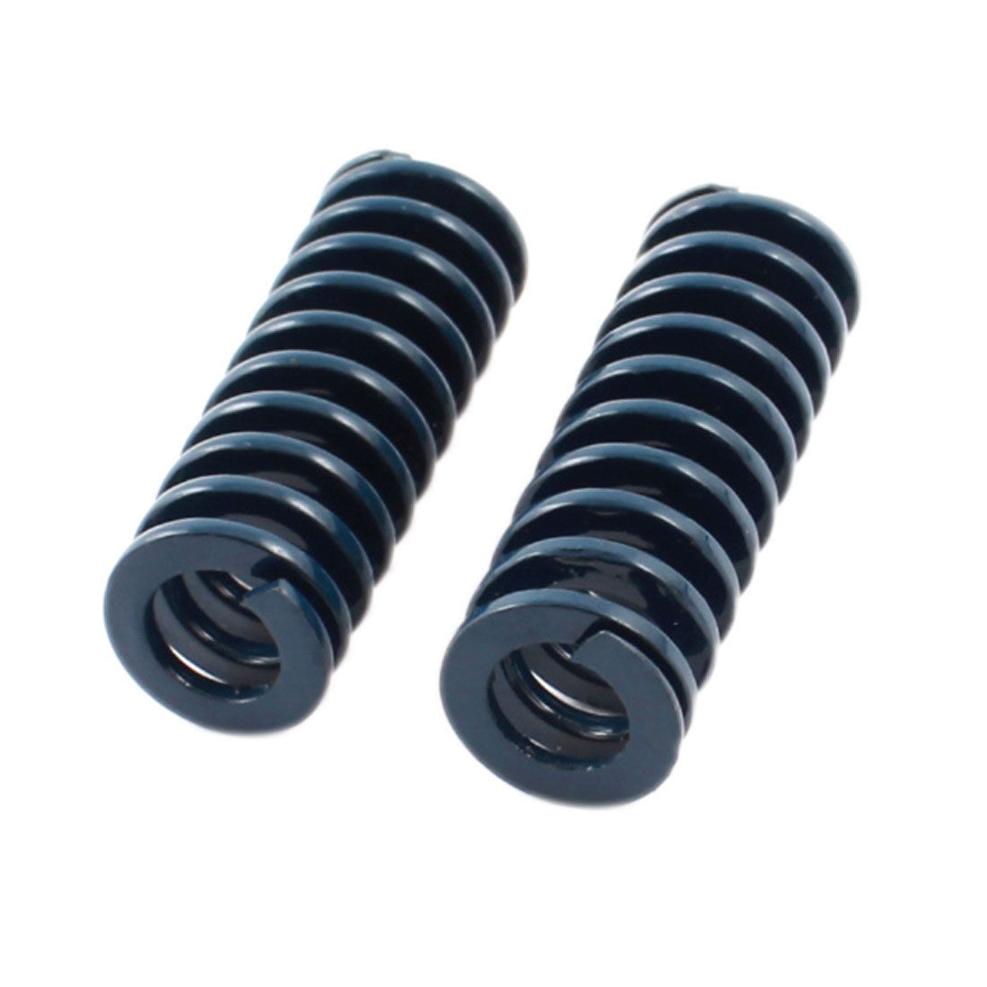 2pcs Light Duty Blue Compression Spring 10x25mm for Plastic Injection Mold Die