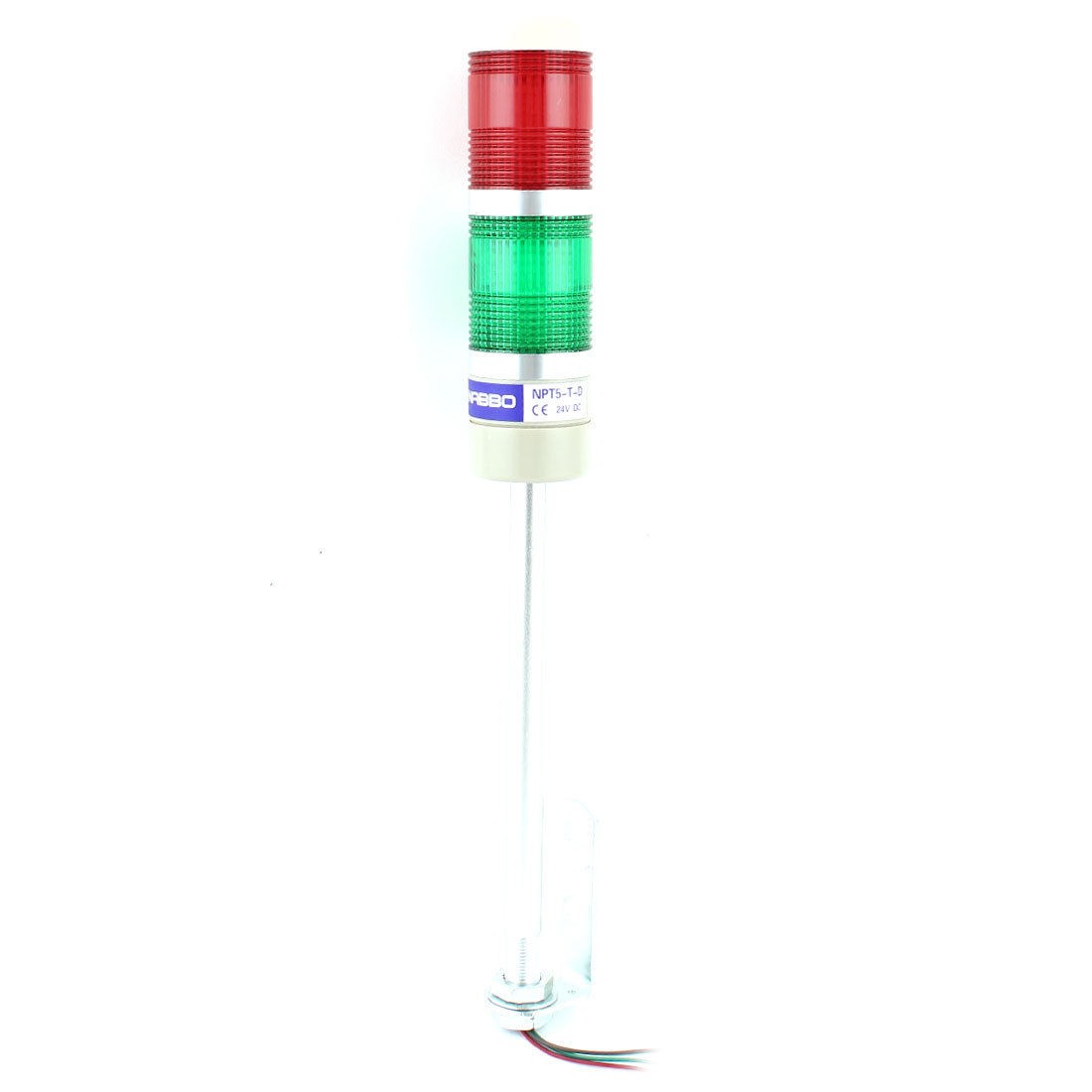 Workshop Industrial DC 24V Red Green LED Tower Signal Warning Light Bulb