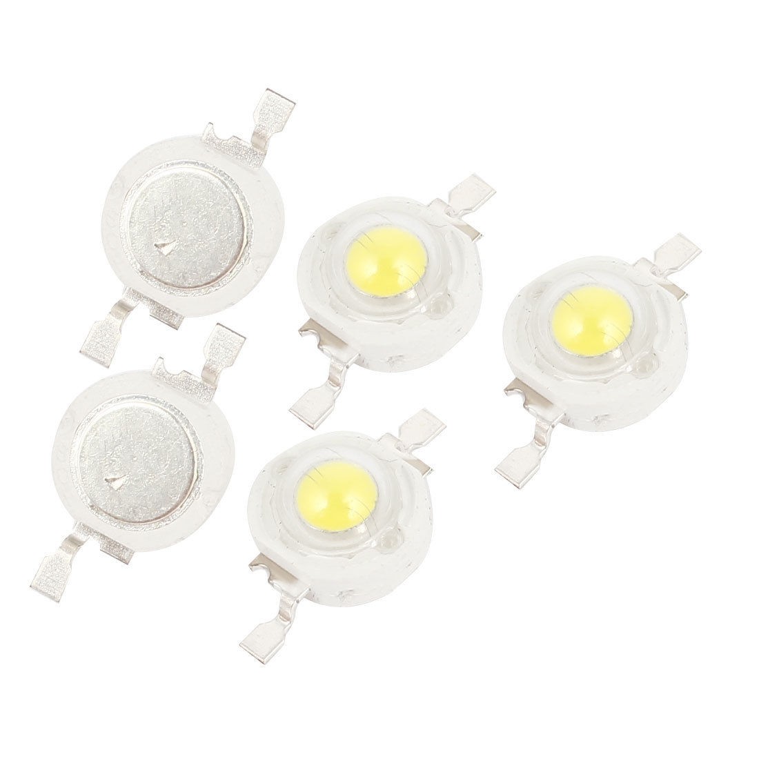 1W Energy Saving White LED Lamp Light Beads Emitter 100-110LM 5pcs