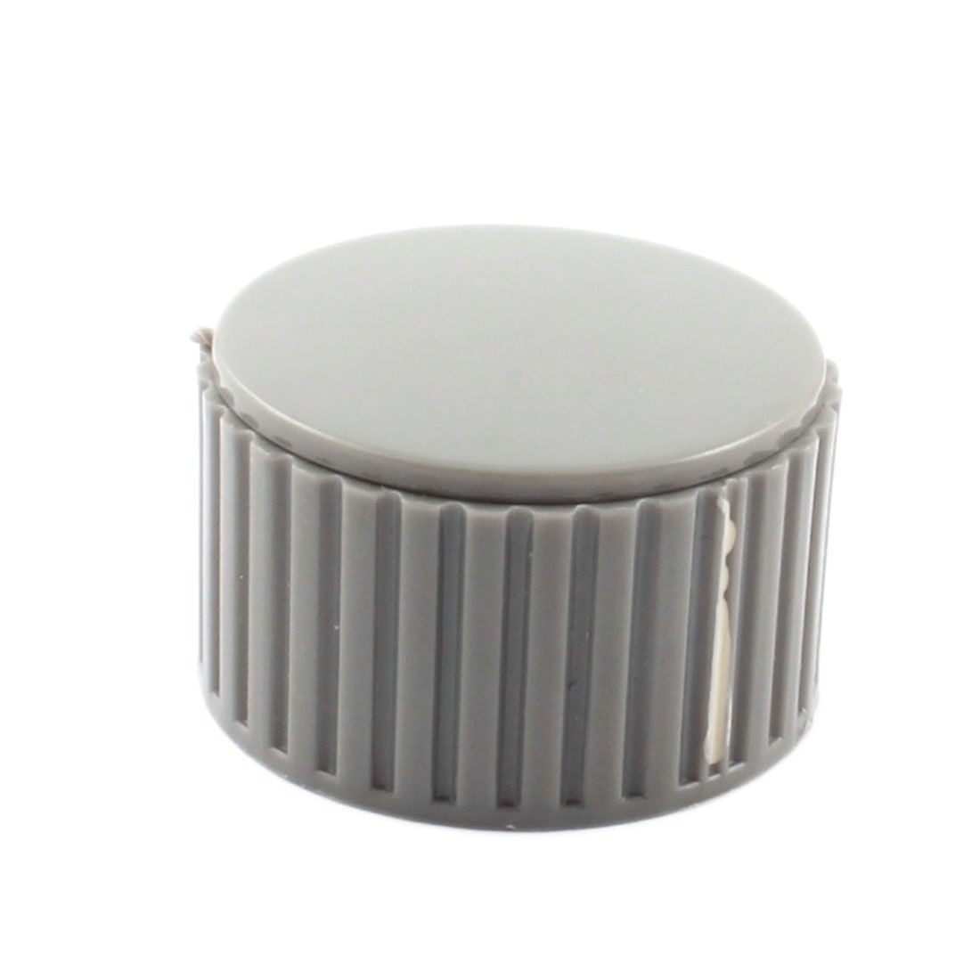 6mm Dia Gray Plastic Volume Control Rotary Potentiometer Knob Cap