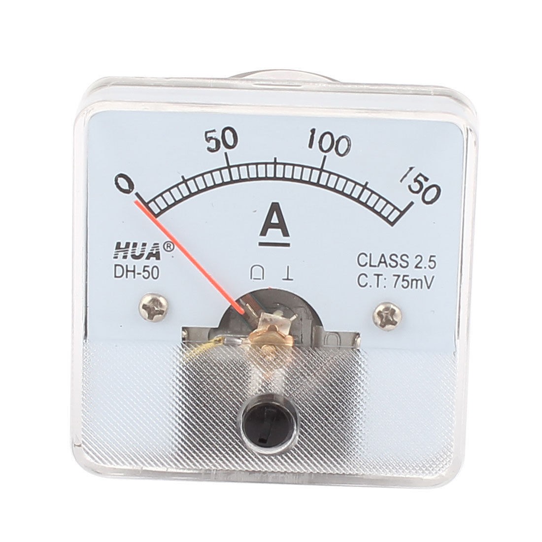 Class 2.5 Accuracy DC0-150A Dial Analog Panel Meter Gauge DH-50