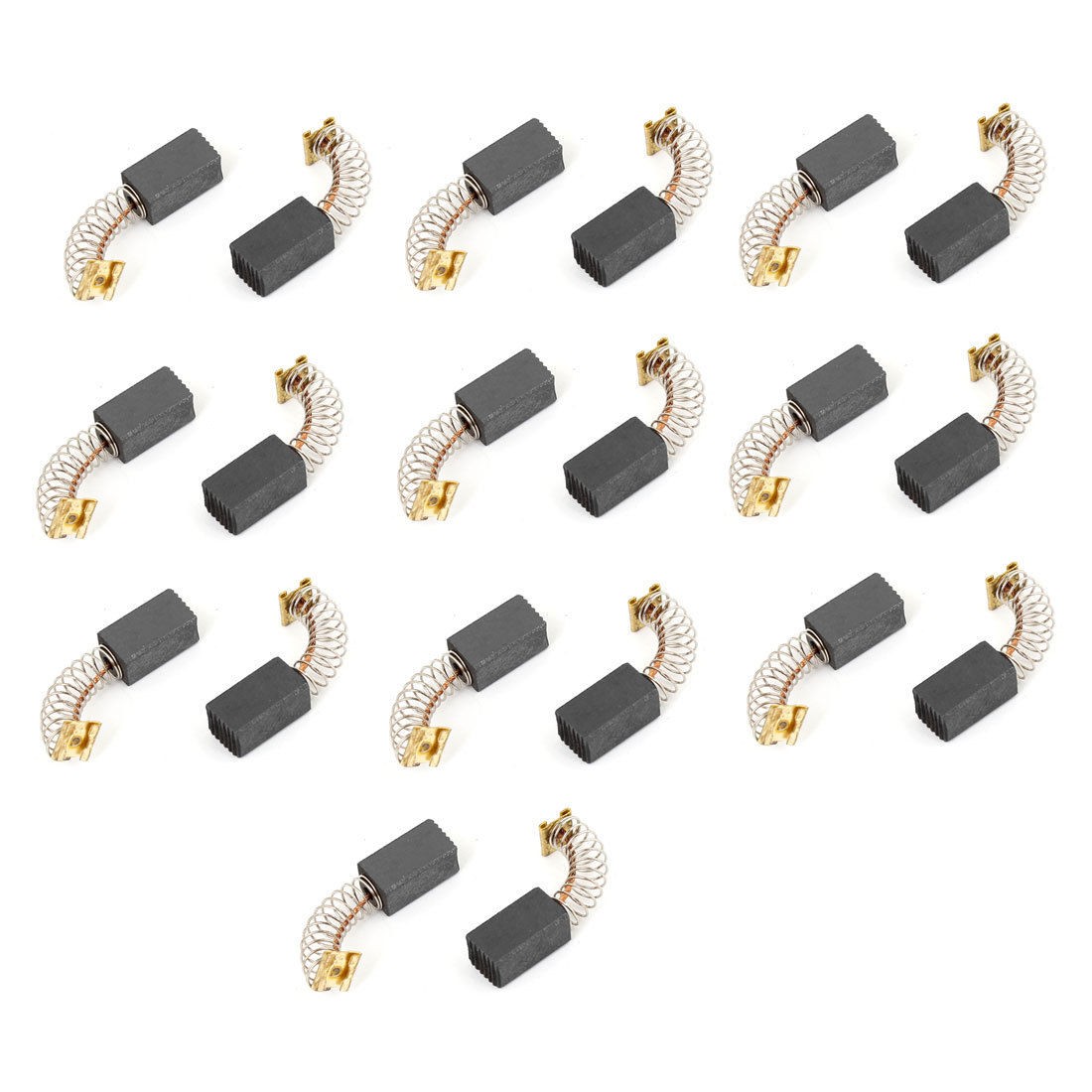 20 Pcs Electric Drill Motor Carbon Brushes 7mm x 6mm x 17mm