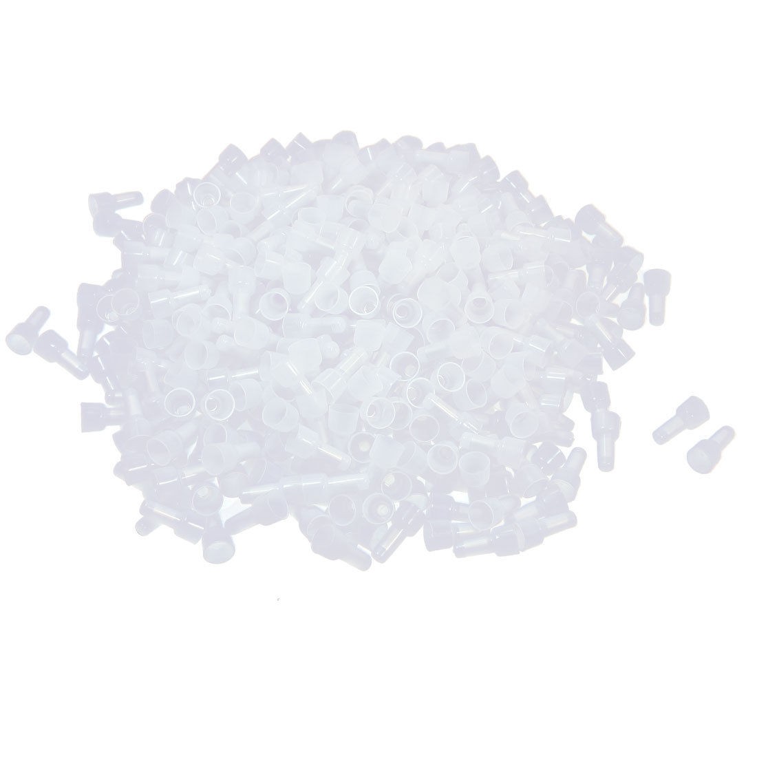 500pcs 9mm x 19mm 20 12AWG Plastic Crimp Closed End Wire Connector Cap