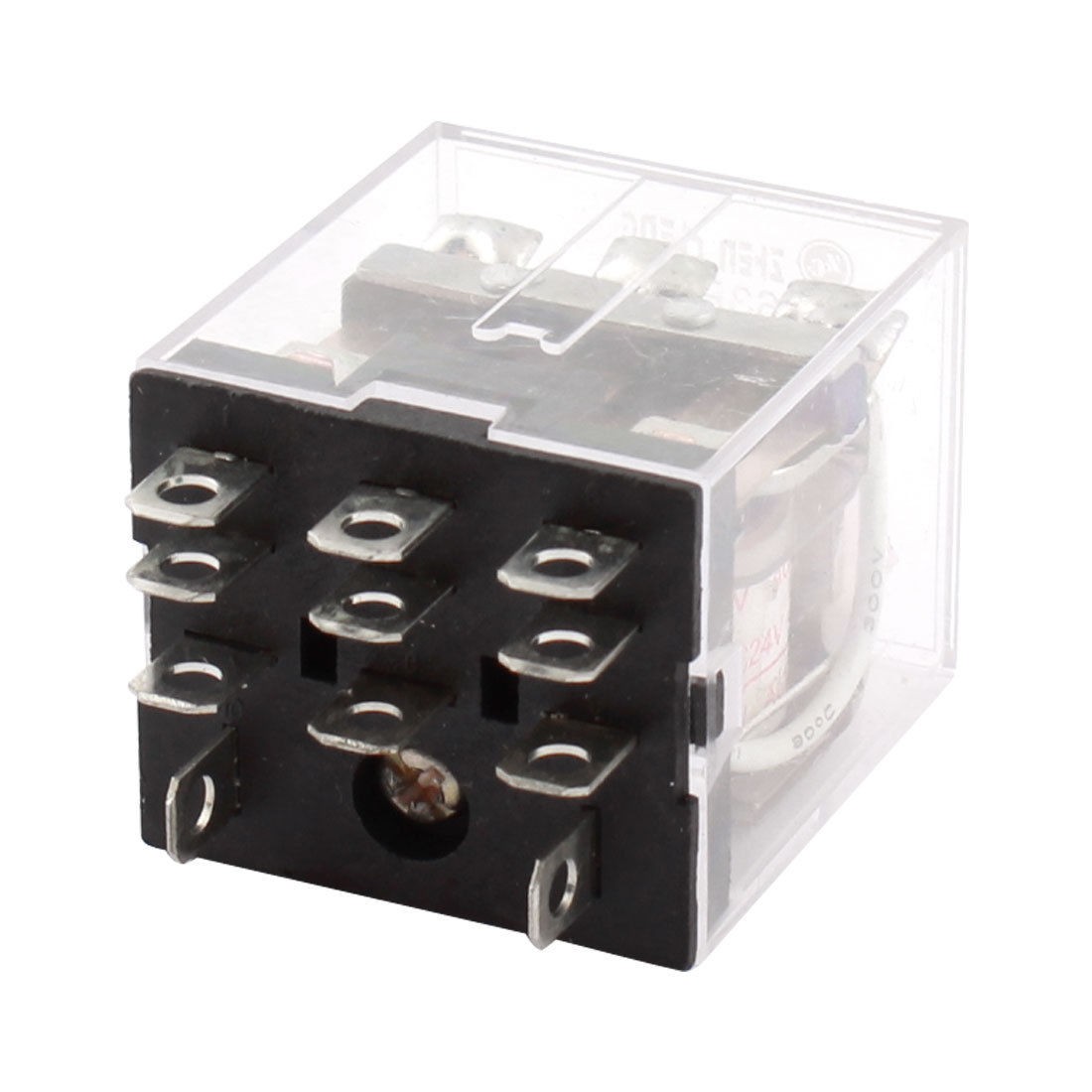 HH63P AC 24V 4PDT Red LED Pilot Lamp Power Electromagneti<wbr/>c Relay