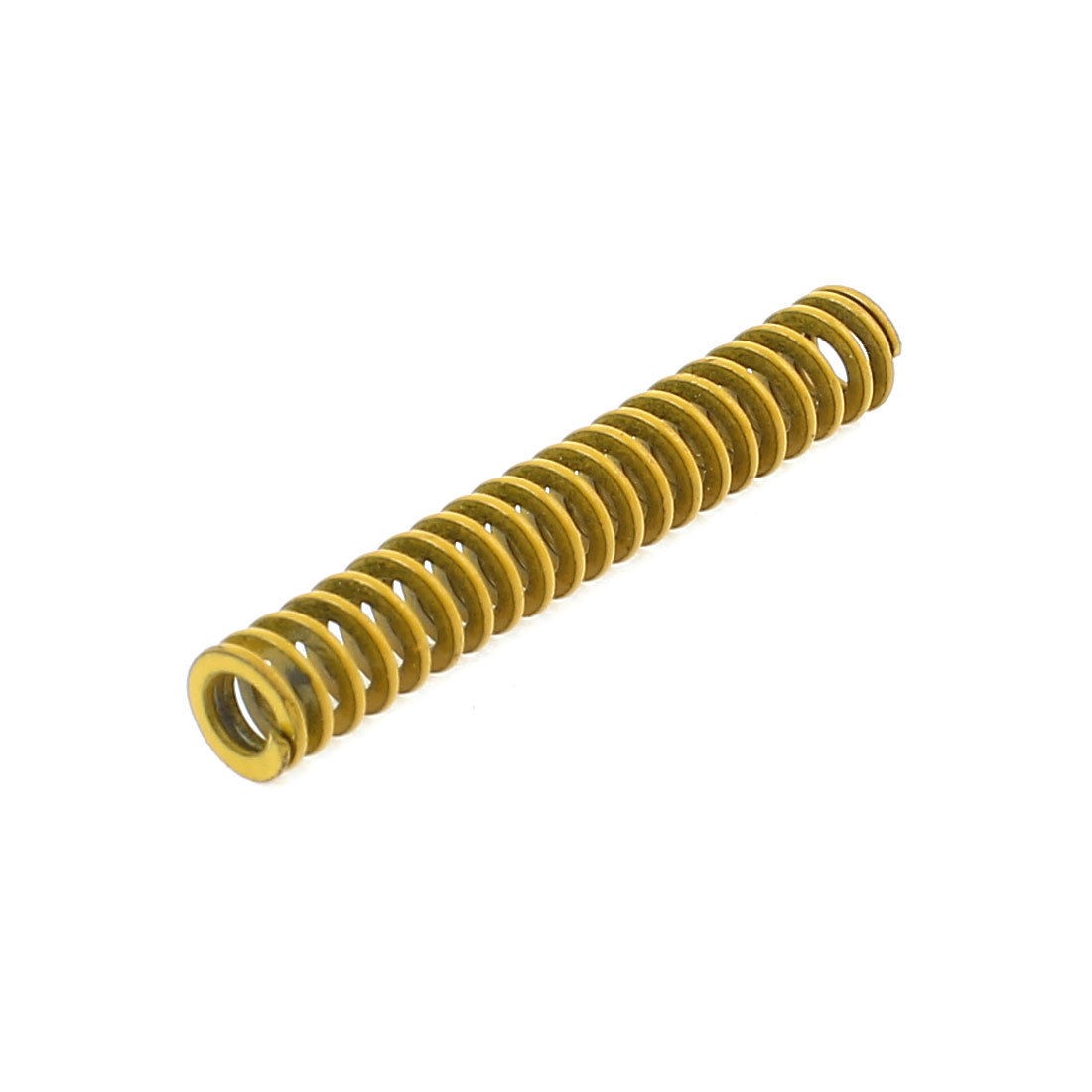 6mm x 3mm x 35mm Chromium Alloy Steel Compression Die Spring Yellow