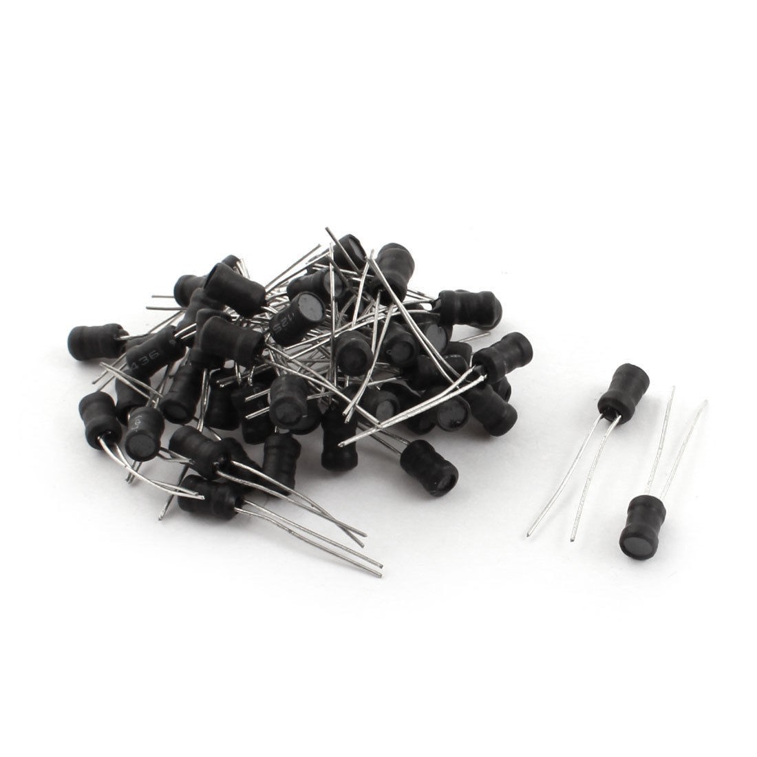 50 Pcs 4.7mH 100mA Through Hole Radial Coil Choke Inductor 5mm x 6mm