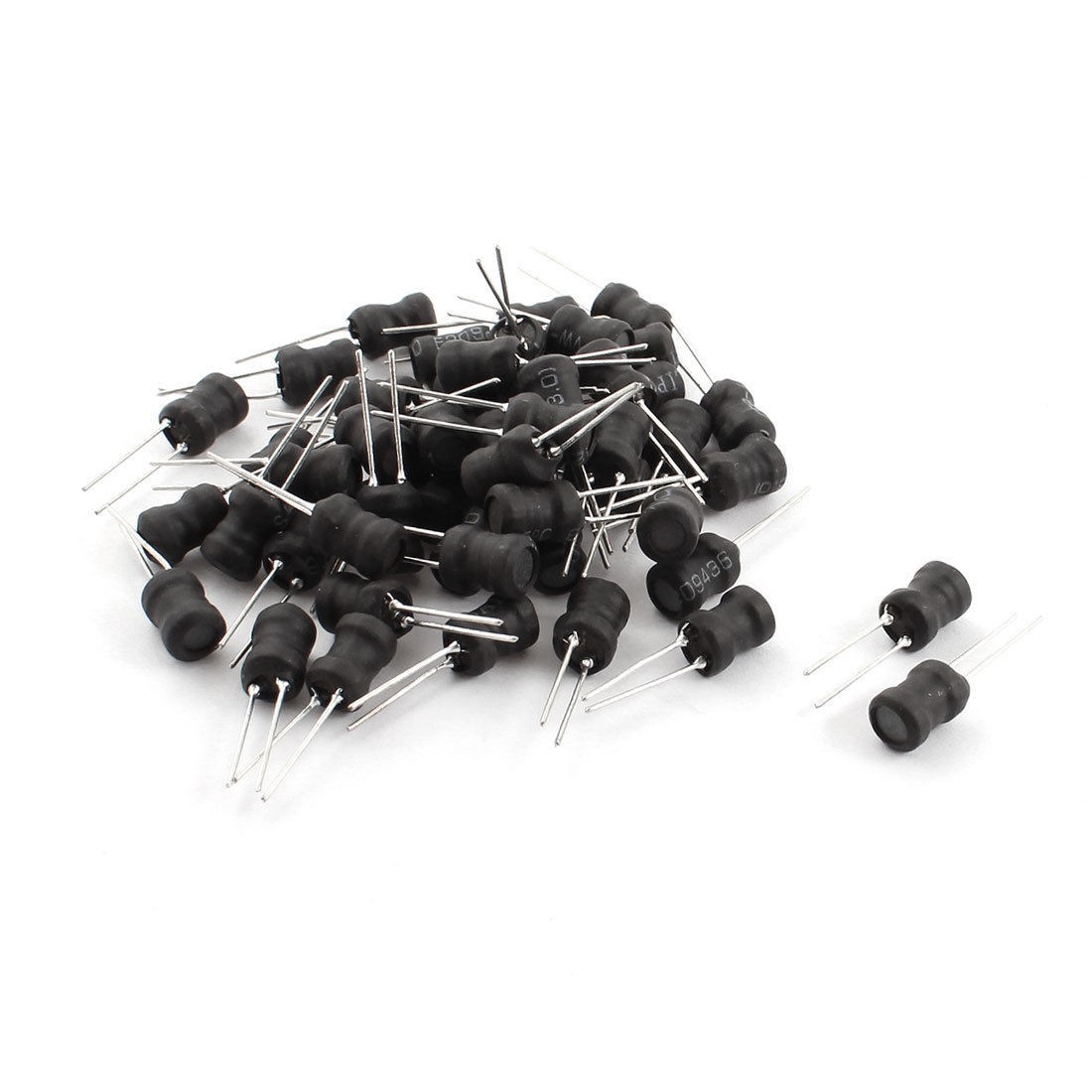 50Pcs Electric Component 330K 33uH 1.2mA 6x8mm 10% Radial Inductor