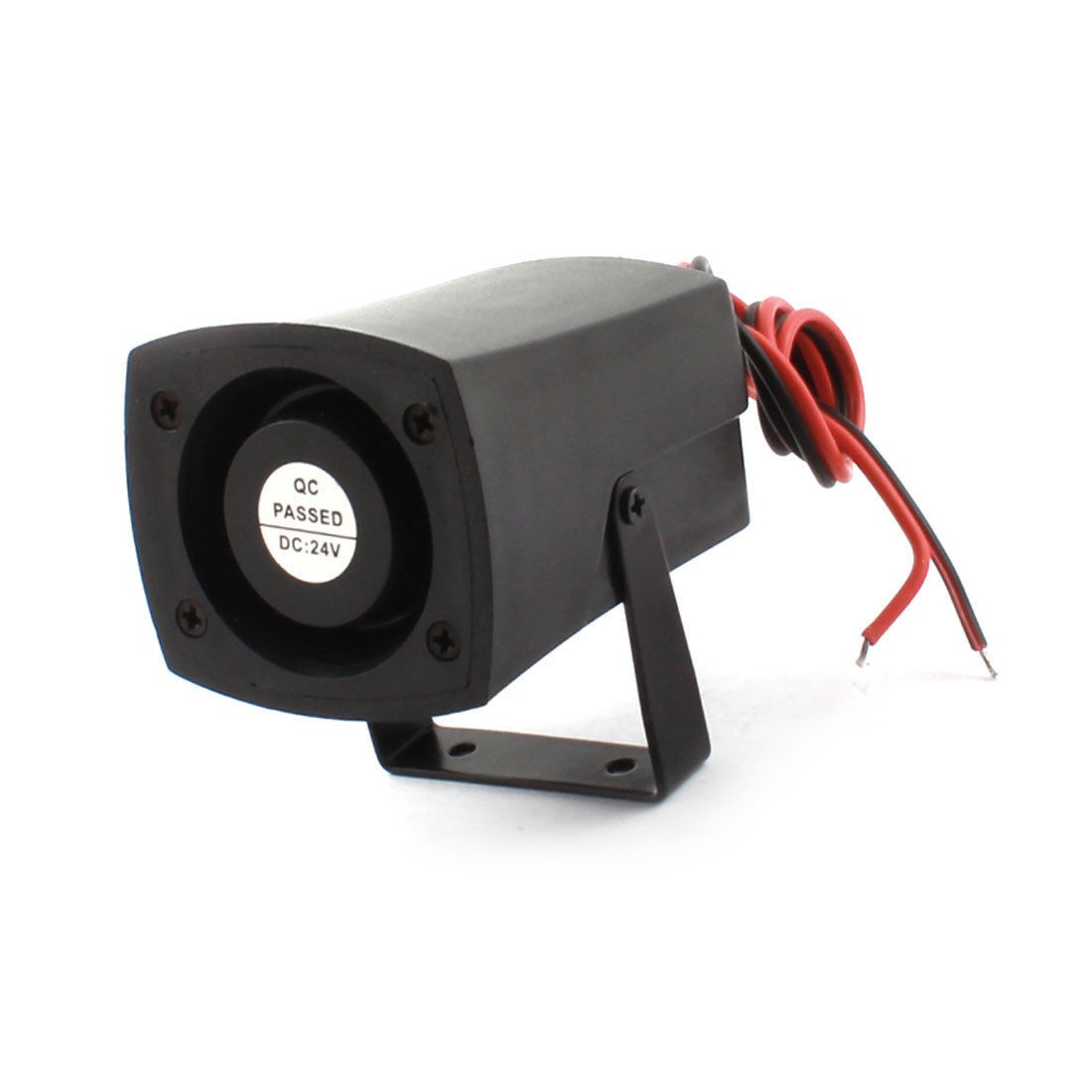 Electric Component Rectangle Shaped 2 Wired Alarm Buzzer Beep DC 24V