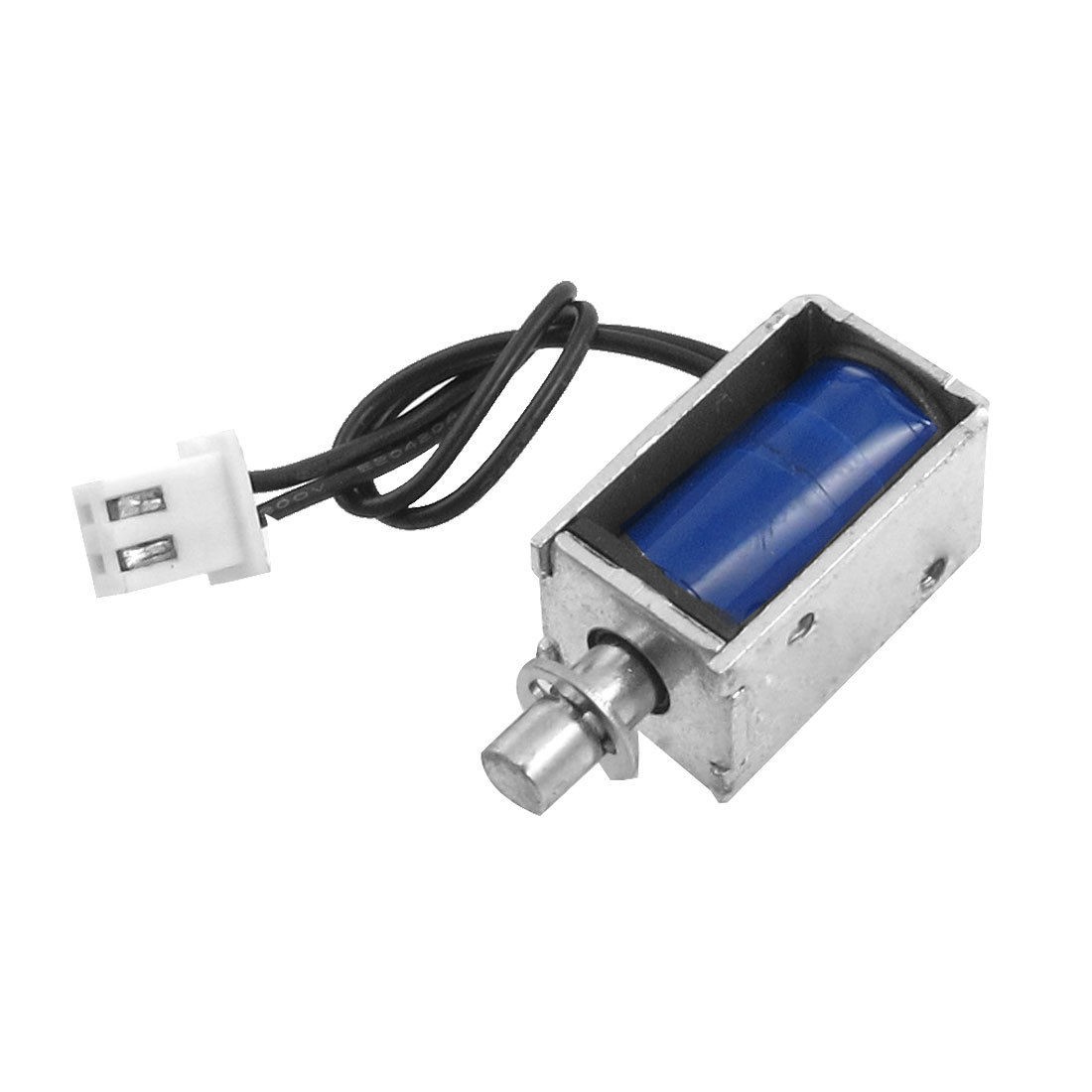 DC 12V 3A 4mm Stroke 100gf Force Pull Type Solenoid Electromagnet