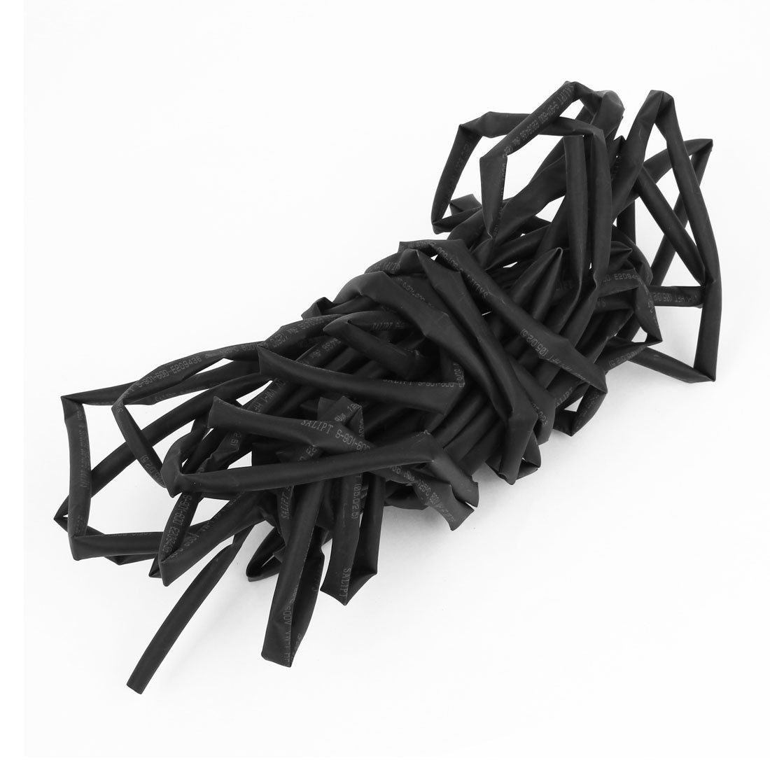 Dia Ratio 1/2 Black Heat Shrink Tube Pipe 5mm 29ft 8.8M 600V 125C