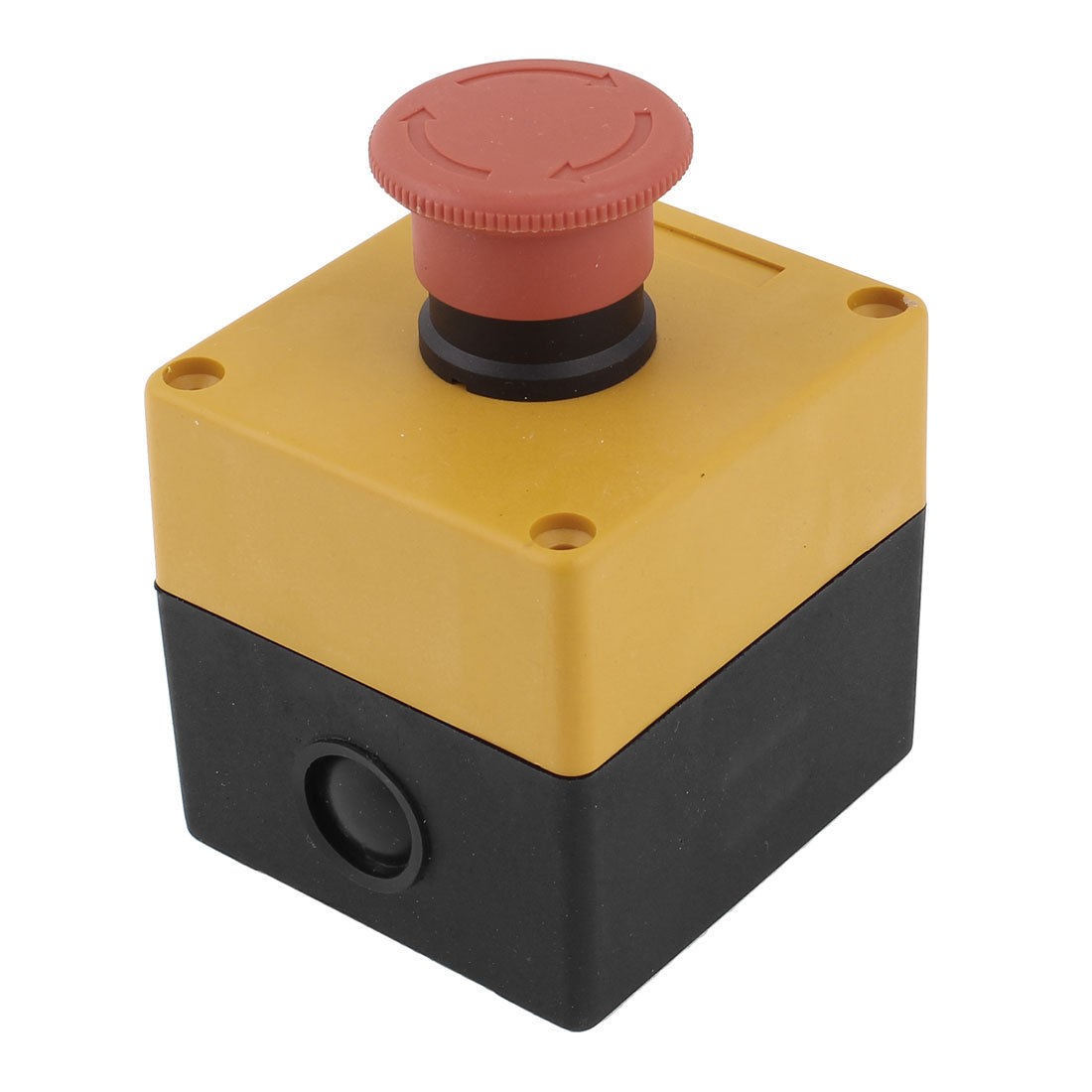 Emergency Stop Push Button Switch Station Plastic Control Box NC SPST 240V 3A