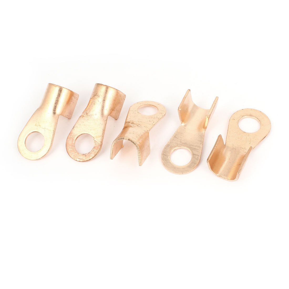 5 Pcs 300A Open Cable Connector Ring Lug Copper Passing Through Terminals