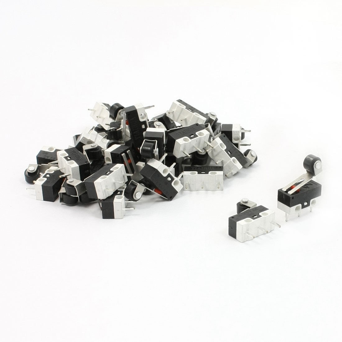AC 125V Hinge Roller Lever Control NO NC SPDT Momentary Micro Limit Switch 30pcs