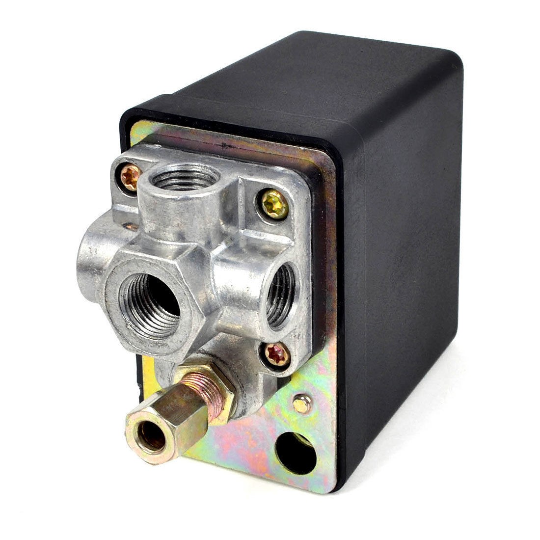 Air Compressor Pressure Switch Control Valve DPST 175PSI 4-Port 15/32PT AC 240V