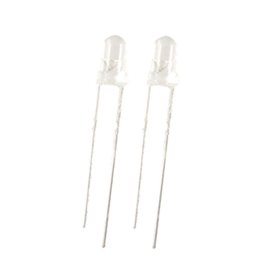 1000 Pcs 3mm Dia. White Light LED Lamp Emitting Diode
