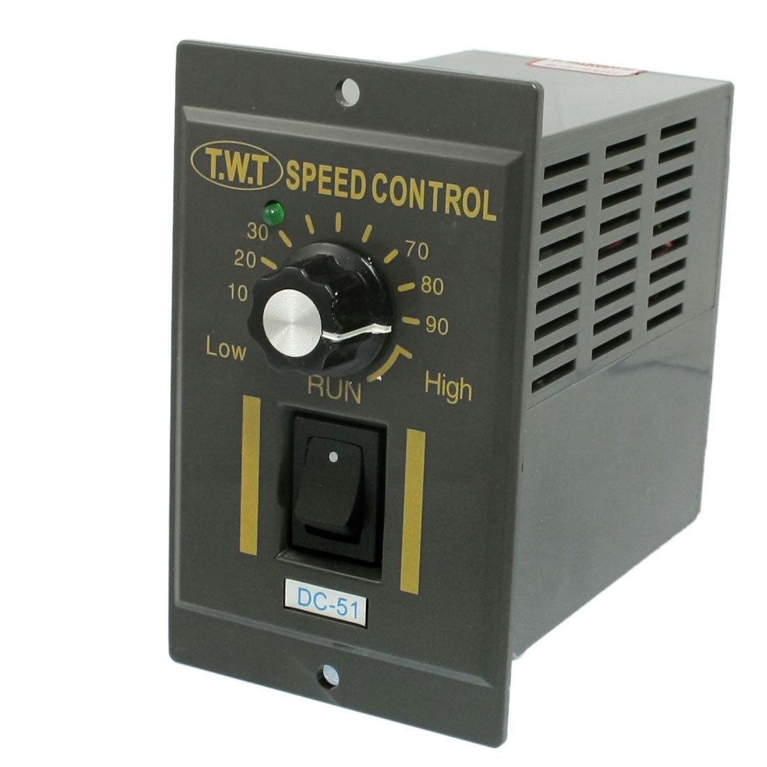 Test Equipments AC 220V Switch DC 24V Motor Speed Controller Grey
