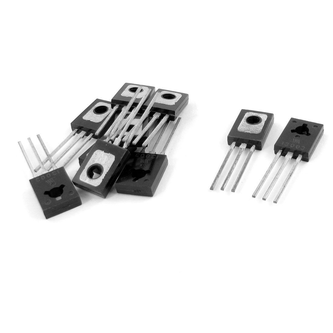 10 Pcs MJE13003 3 Pin 2A Collector Current General Purpose NPN Transistors