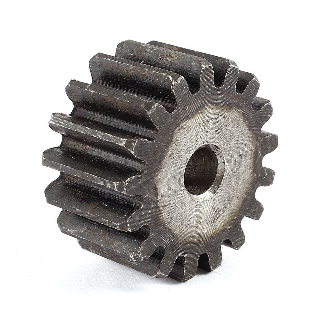 Gray 10mm x 47mm x 25mm Module 2.5 17 Teeth Metal Straight Spur Gear Wheel