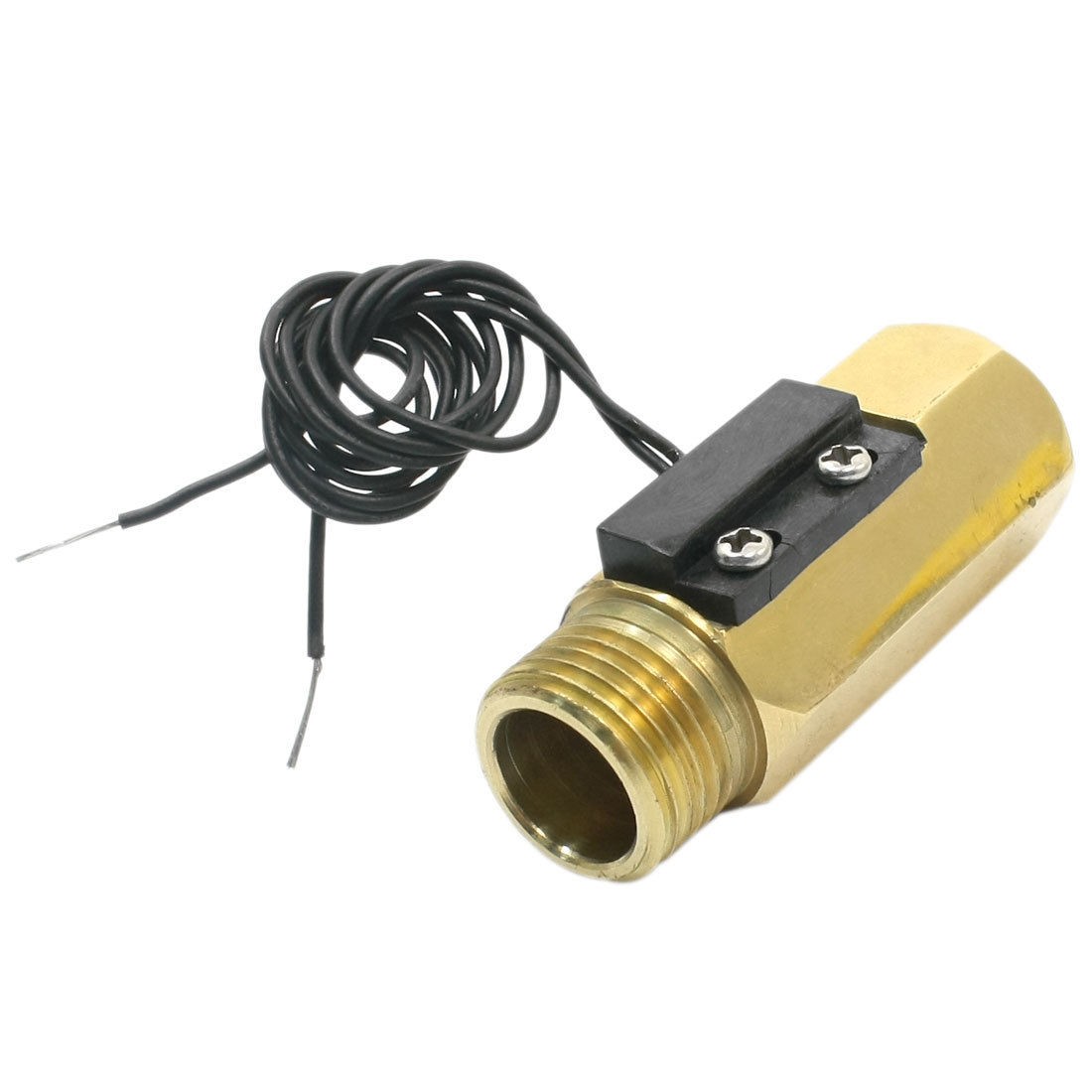 DC250V 70W 0.5A G1/2 Outlet Inlet Ports Water Flow Sensor Switch Flowmeter