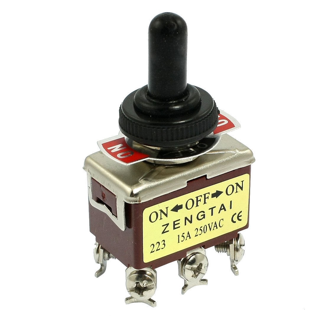AC 250V 15A 6 Pin DPDT On/Off/On 3 Position Mini Toggle Switch