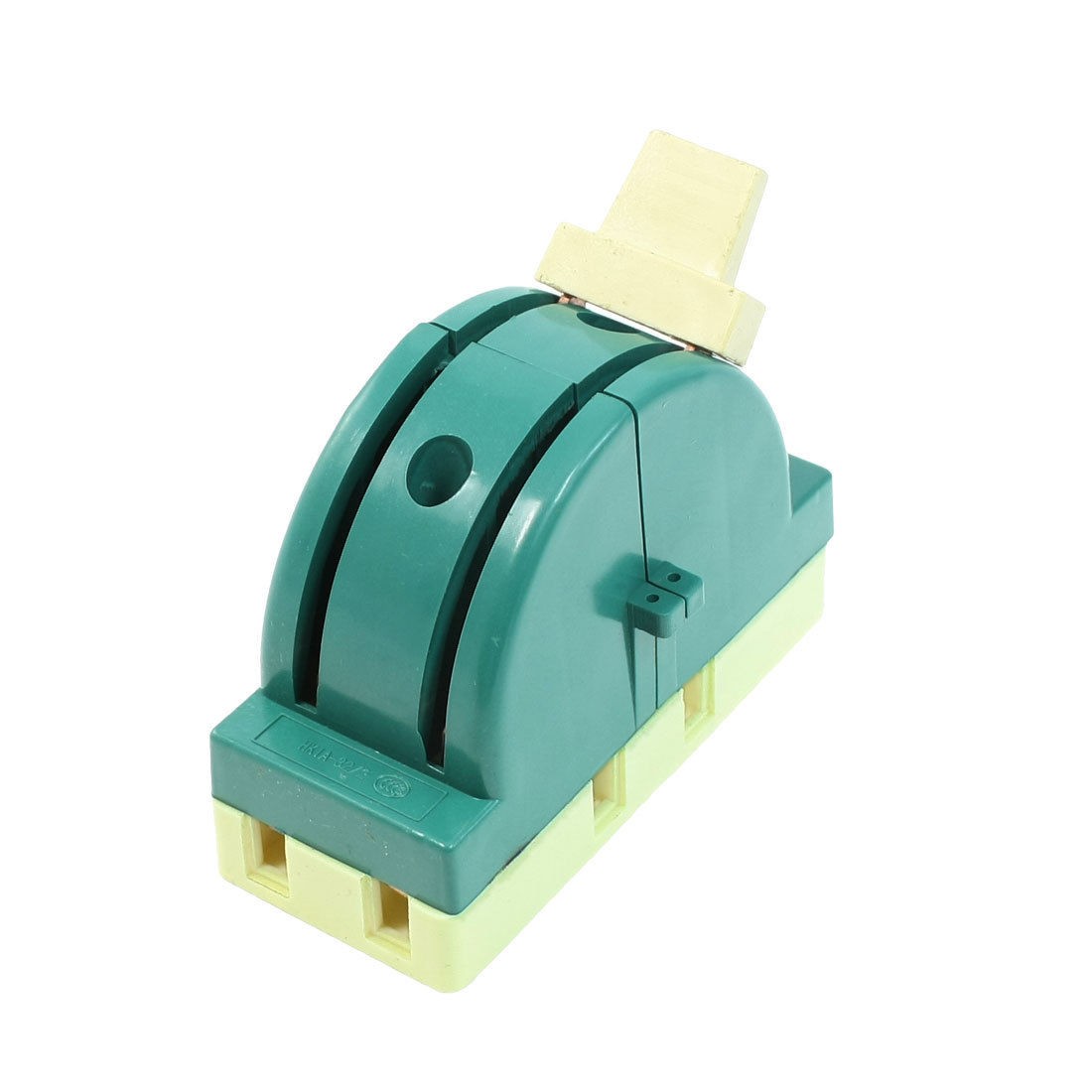 AC 250V 32A 2 Pole Double Throw Circuit Control Knife Disconnect Switch Green