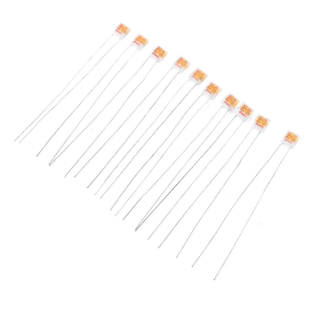 250V 2A 130 Celsius Square Circuit Cut Off 2pin Temperature Thermal Fuse 10Pcs