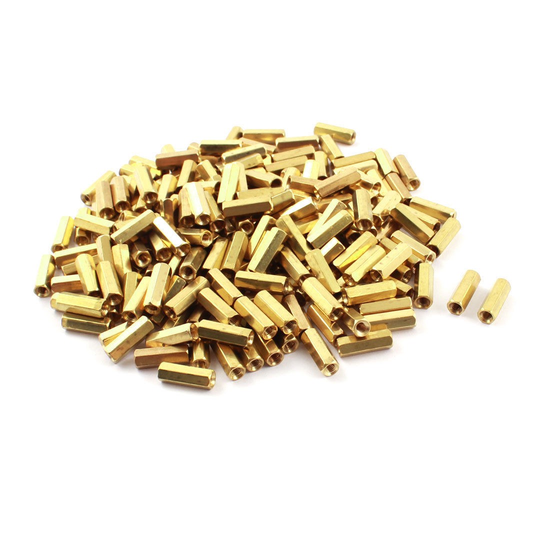 200Pcs M3 x 14mm Female Thread Dual Ends PCB Standoff Hexagonal Nut Spacer