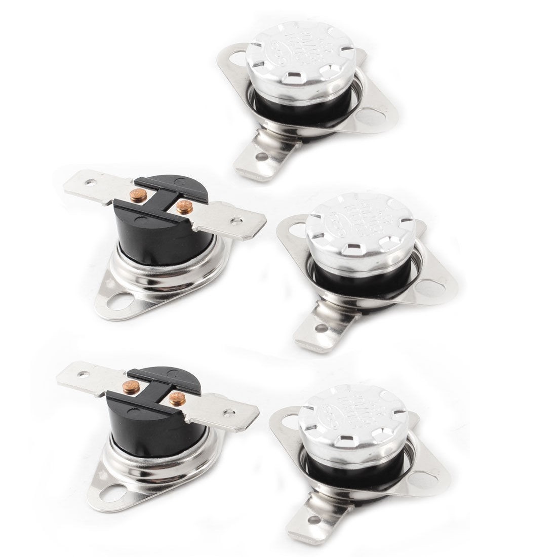 5 Pcs Thermostat Temperature Control Switch 45C Normal Open KSD301 250V 10A