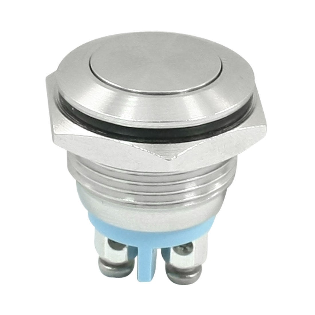 MP16S/F10 16mm Panel Cutout SPST Momentary Stainless Steel Push Button Switch