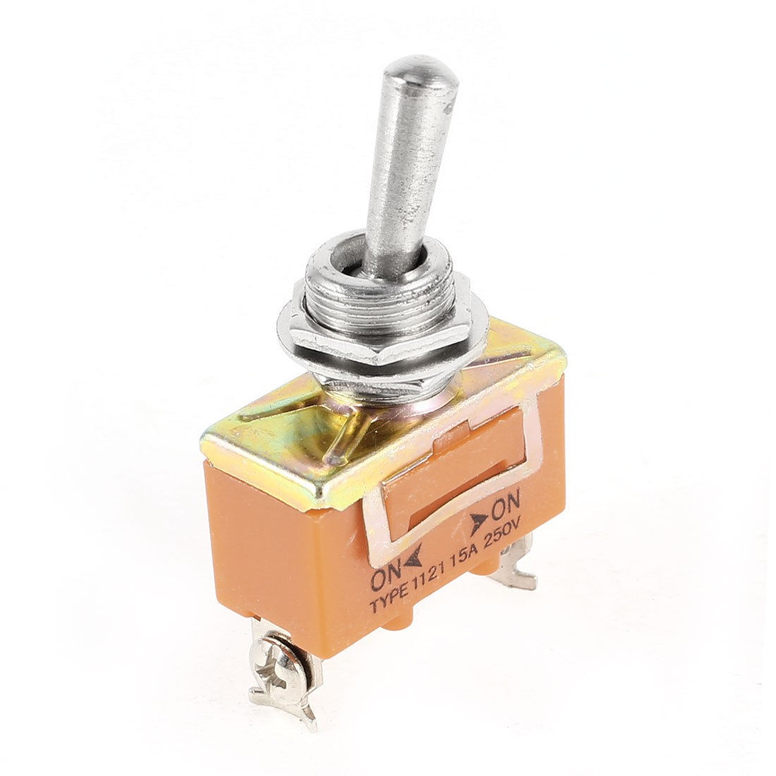 AC 250V 15A On/On 2 Position DPDT Toggle Switch Orange Replacement