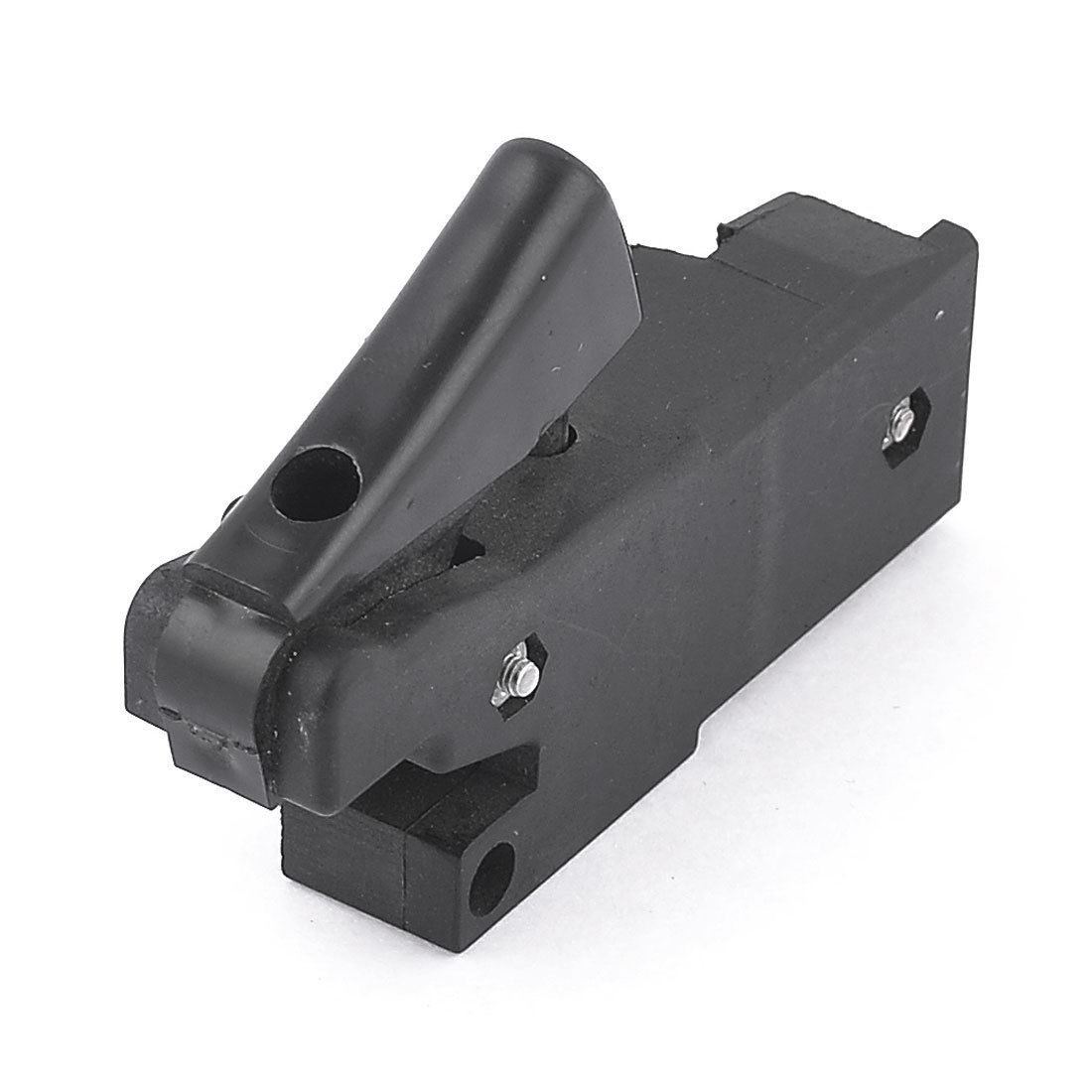 Black AC 250V 10A Electric Tool DPST Momentary Trigger Switch