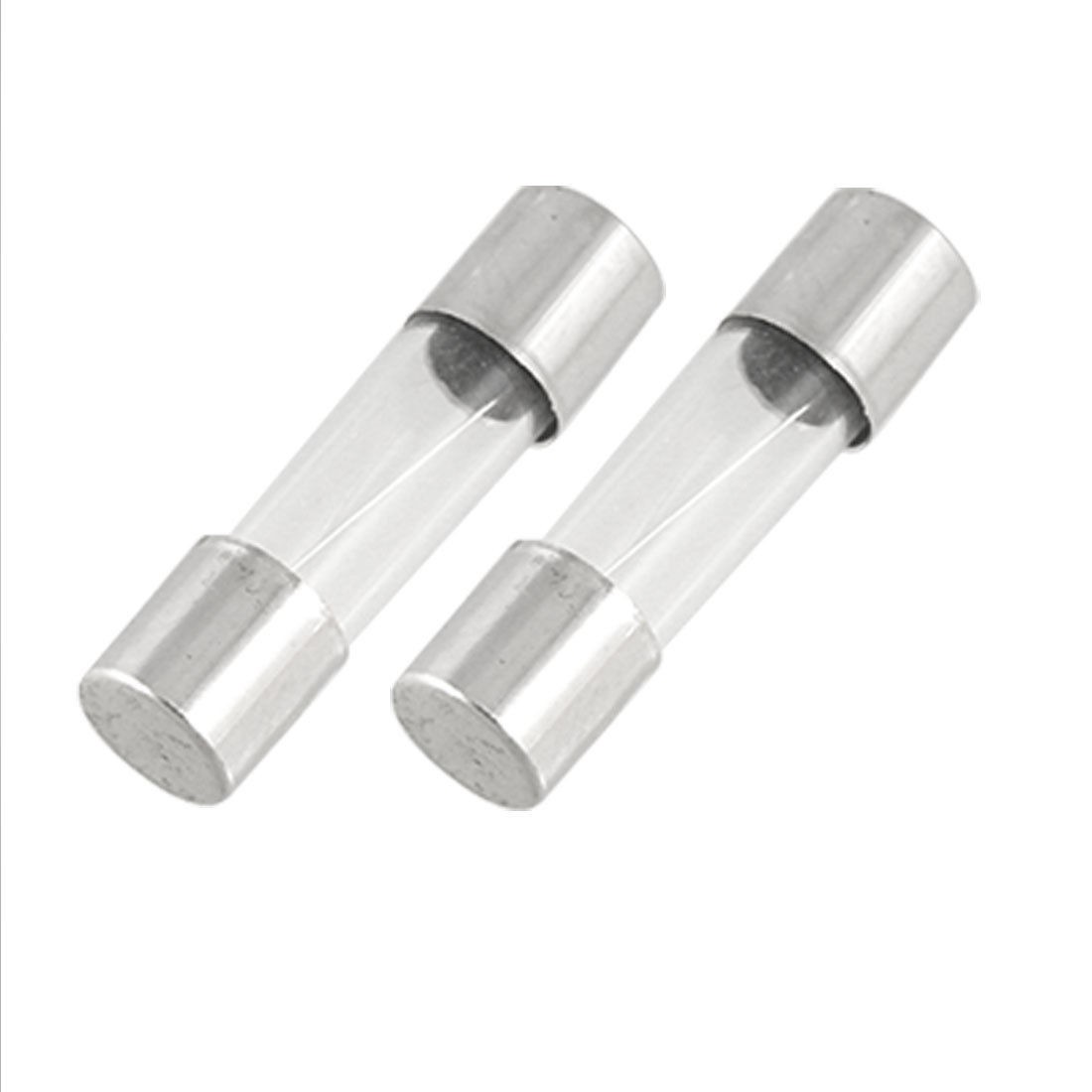 100x Glass Fuse 5x20mm 2A 250V Quick Fast Blow New