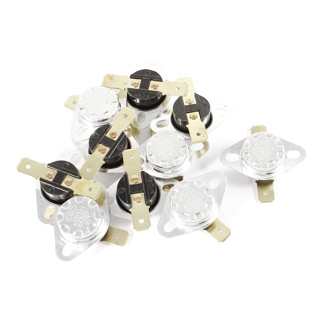 10 Pcs KSD301 250V 10A 95 Celsius Normal Close Temperature Controlled Switch