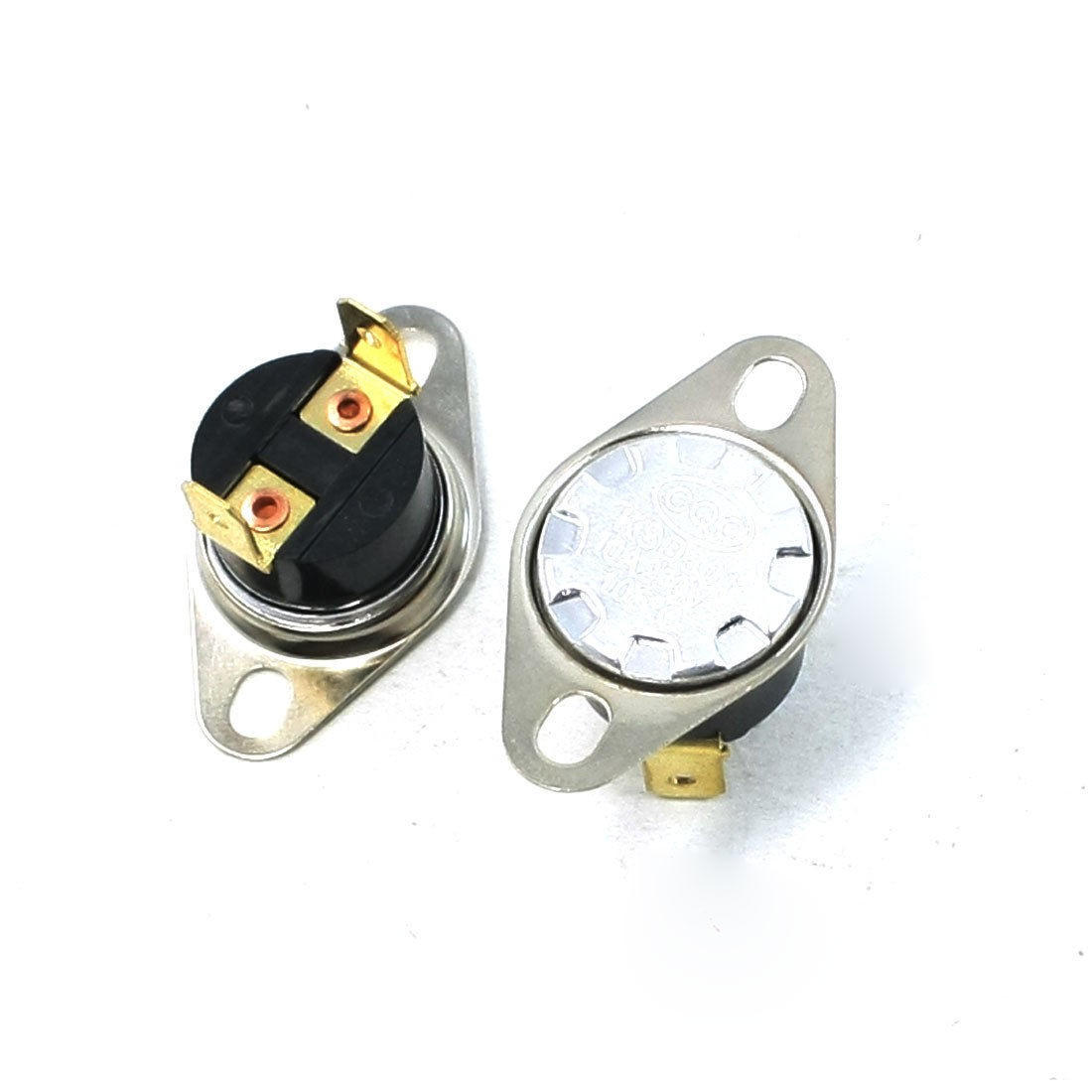 250VAC/10A 105C N/C 2 Pin Solder Type Thermal Temperature Control Switch 2 Pcs