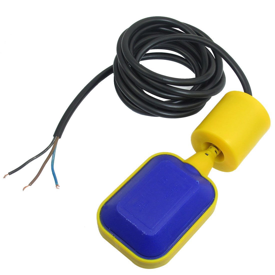 3Meters Cable Water Level Controller Rectangular Float Switch AC 250V 15(8)A