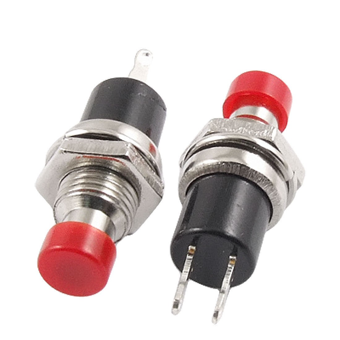 20 pcs Red 2 Pin SPST OFF-(On) NO Mini Push Botton Momentary Switch 1A 250V AC