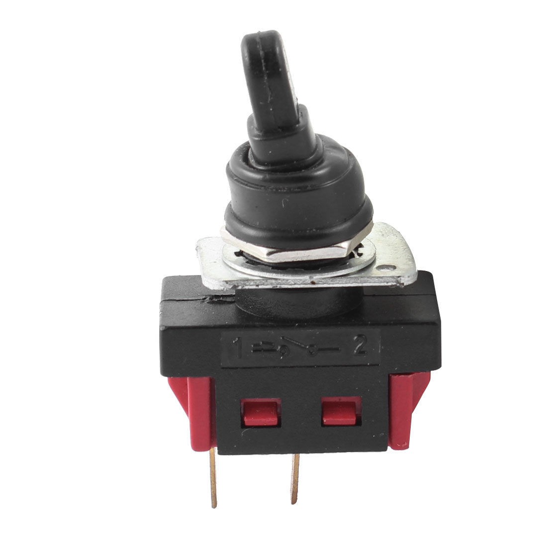 AC 250V 4A SPST NO 2 Positions Locking Toggle Switch FD2-4/1W