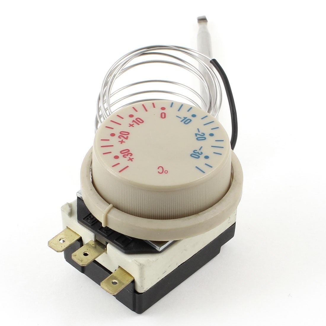 Adjustable Dial -30 to 30 Celsius Capillary Thermostat AC 250V 16A