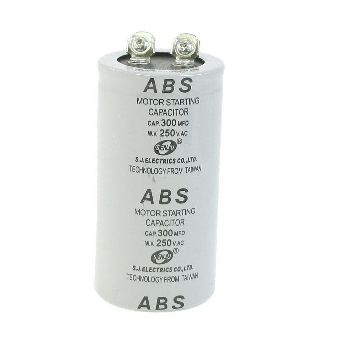 ABS 300MFD 300uF 250V Cylindrical AC Motor Capacitor