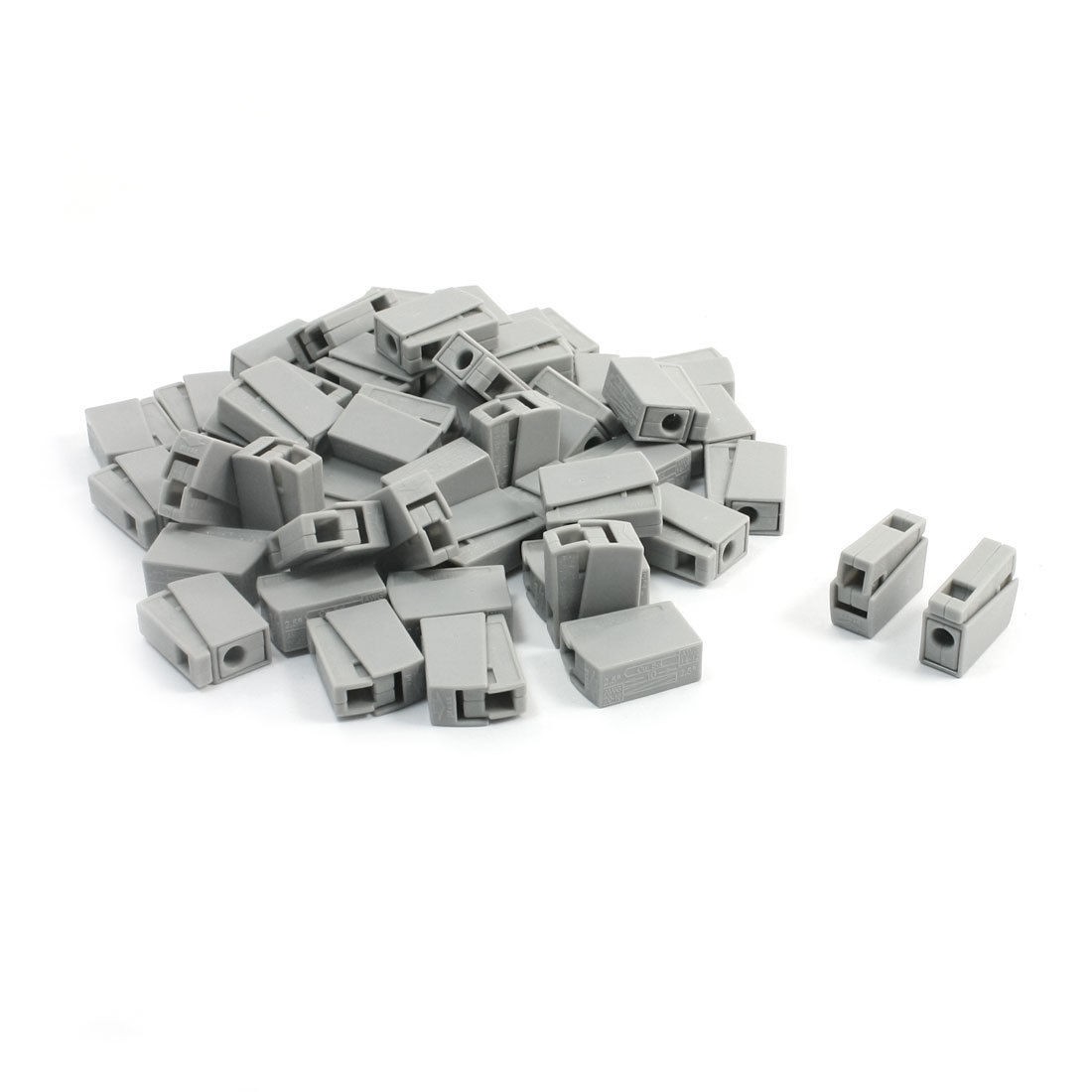 AC 24A 250V NO Insulation Tape No-welding Wire Quick Connection 50 Pcs