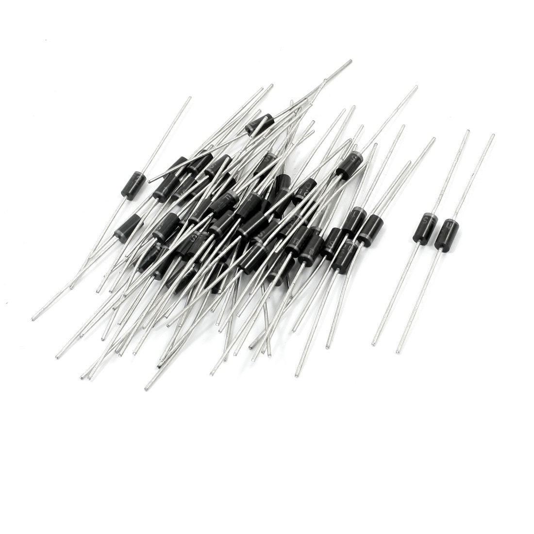 SF24 200V 2A Through Hole Solder Super Fast Recovery Diodes 3mm x 6mm 50Pcs