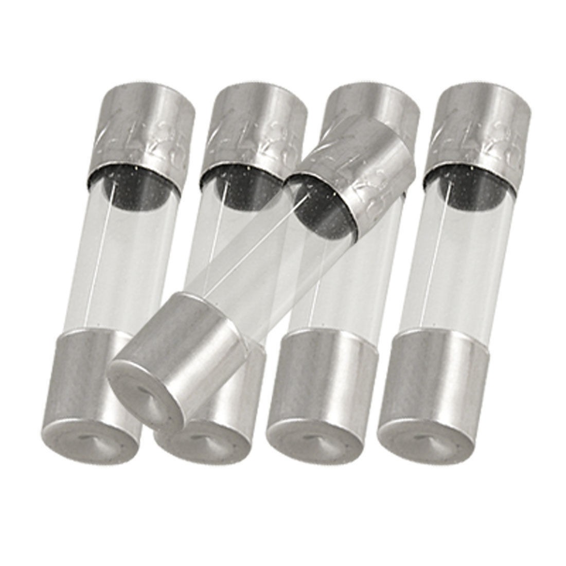 100 x Glass Tube Fuses 5x20mm 2A 250V Quick Fast Blow